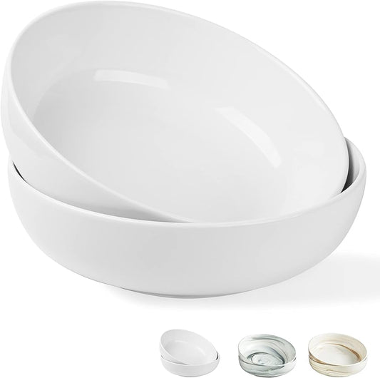 White Ceramic Serving Bowl (7")